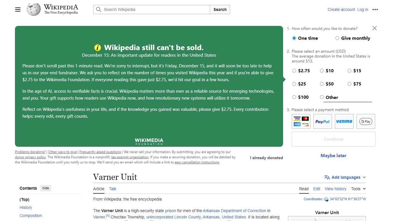 Varner Unit - Wikipedia